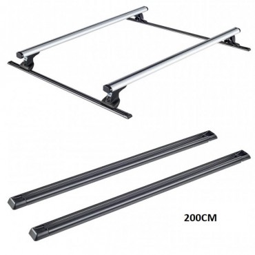 Βάσεις Τοποθέτησης Μπαρών CRUZ "T-Tracks" 941-322 150cm 2 Τεμάχια