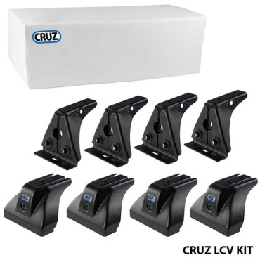 Πόδια / Άκρα Για Μπάρες & Σχάρες Οροφής CRUZ LCV 934-330 Για Ford Tourneo / Transit Connect 02-13 / Citroen C15 84-05 Σετ 4 Τεμάχια