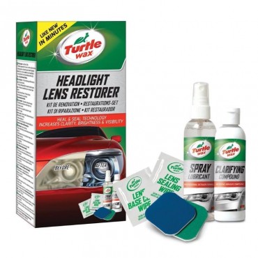 Κιτ Για Ξεθάμπωμα Και Γυάλισμα Φαναριών Speed Headlight Lens Restorer Turtle Wax Σετ 4 Τεμάχια