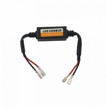 Αντίστασεις Canceller Canbus Για Led Με H1 / H3 Κούμπωμα Plug & Play 12Volt & 24Volt 1 Τεμάχιο