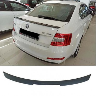 Αεροτομή Πορτ Παγκάζ Για Skoda Octavia MK3 13-20 M4 V2 Style Μαύρο Γυαλιστερό Από Abs Πλαστικό