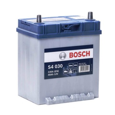 Μπαταρία Αυτοκινήτου 40Ah Δεξιά Στενή Bosch 330Α (ΕΝ) S4030