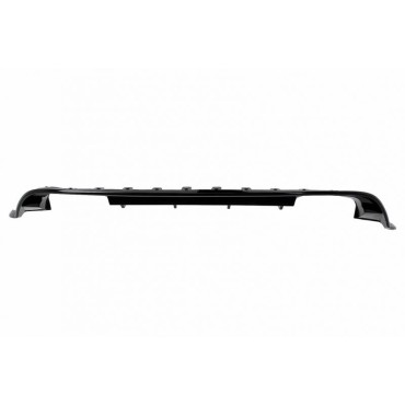 Diffuser Πίσω Προφυλακτήρα Για VW Golf VII (7.5) 17-20 Facelift R-Look Μαύρο Γυαλιστερό