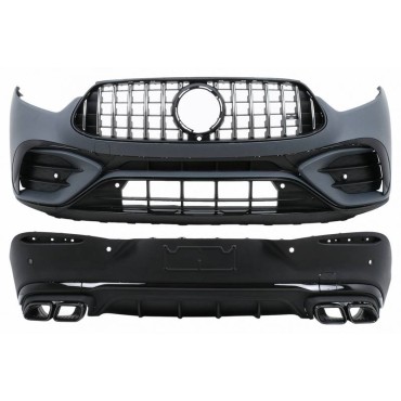 Body Kit Για Mercedes-Benz GLC Coupe C254 Sport Line (2022+) GLC63Amg Look Night Package Με Προφυλακτήρες, Μάσκα, Μπούκες