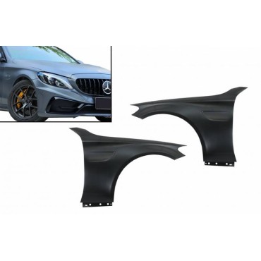 Φτερά Τροχών Για Mercedes-Benz  C-Class W205 S205 C205 A205 (2014-2020) Amg C63 Design 2 Τεμάχια
