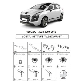 Βάσεις Πλαινών Σκαλοπατιών (Dma) Για Peugeot 3008 2009-2016 Suv T8