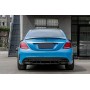 Body Kit Για Mercedes-Benz C-Class W205 14-20 Sedan Amg C63s Facelift Look Με Μάσκα & Μπούκες Black Edition