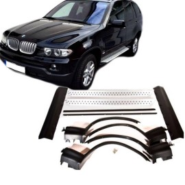 Πλαινά Σκαλοπάτια Για Bmw X5 E53 2000-2006 OEM Look Με Φτερά