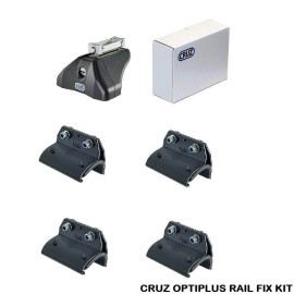 Πόδια / Άκρα Για Μπάρες Οροφής CRUZ Optiplus Rail FIX 936-665 Για Skoda Kodiaq 2024+ Με Ενσωματωμένο Railing Σετ 4 Τεμάχια