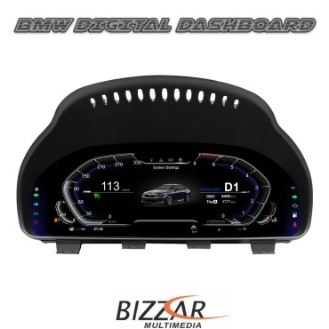 BMW F06/ F07/ F10/ F12/ F13/ F01/ F25/ F26/ F15/ F16 Digital LCD Instrument Cluster 12.3" με HD οθόνη 1920*720