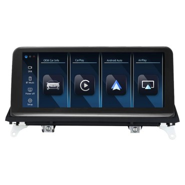 Bizzar BMW X5 & X6 2007-2010 Linux Apple CarPlay | Android Auto screen 10.25" HD Anti-reflection