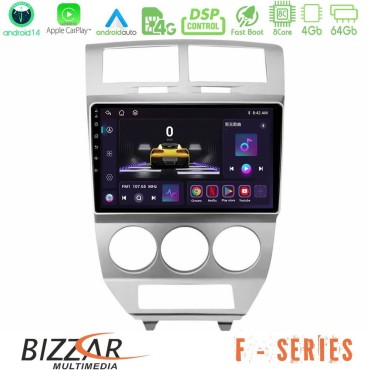 Bizzar F Series 8Core Android14 4+64GB  Dodge Caliber 2006-2011 Navigation Multimedia Tablet 10" Με Carplay &amp; Android Auto