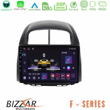 Bizzar F Series 8Core Android14 4+64GB  Daihatsu Sirion/Subaru Justy Navigation Multimedia Tablet 10" Με Carplay &amp; Android Auto