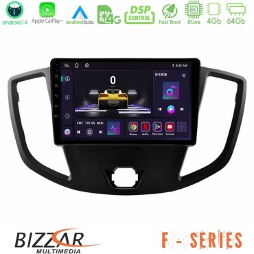 Bizzar F Series 8Core Android14 4+64GB  Ford Transit 2014-&gt; Navigation Multimedia Tablet 9" Με Carplay &amp; Android Auto