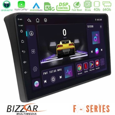Bizzar F Series 8Core Android14 4+64GB  Fiat Ducato/Citroen Jumper/Peugeot Boxer Navigation Multimedia Tablet 9" Με Carplay &amp; Android Auto