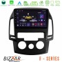 Bizzar F Series 8Core Android14 4+64GB  Hyundai i30 2007-2012 Manual A/C Navigation Multimedia Tablet 9" Με Carplay & Android Auto