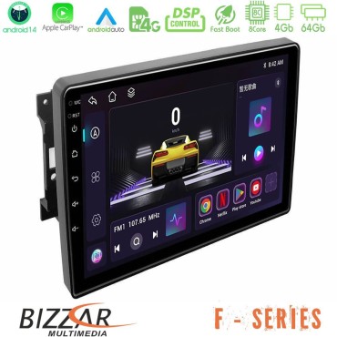 Bizzar F Series 8Core Android14 4+64GB  Chrysler / Dodge / Jeep Navigation Multimedia Tablet 10" Με Carplay &amp; Android Auto