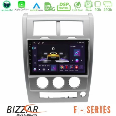 Bizzar F Series 8Core Android14 4+64GB  Jeep Cherokee (KK) 2008-2012 Navigation Multimedia Tablet 10" Με Carplay & Android Auto