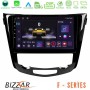 Bizzar F Series 8Core Android14 4+64GB Nissan Qashqai J11 (AUTO A/C) Navigation Multimedia Tablet 10" Με Carplay & Android Auto