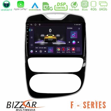 Bizzar F Series 8Core Android14 4+64GB  Renault Clio 2016-2019 Navigation Multimedia Tablet 10" Με Carplay & Android Auto