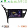 Bizzar F Series 8Core Android14 4+64GB Toyota Corolla 2017-2018 Navigation Multimedia Tablet 10" Με Carplay & Android Auto