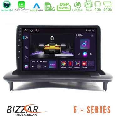 Bizzar F Series 8Core Android14 4+64GB Volvo S40/C30/C70 Navigation Multimedia Tablet 9" Με Carplay &amp; Android Auto