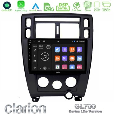 Clarion GL700 Lite Series Hyundai Tucson 2006 – 2013 8Core Android11 2+32GB Navigation Multimedia Tablet 10" Με Carplay &amp; Android Auto Με Carplay &amp; Android Auto