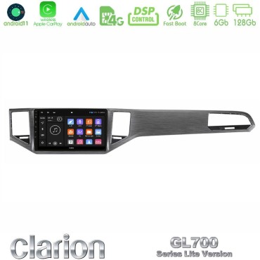 Clarion GL700 Lite Series 8Core Android11 6+128GB VW Sportsvan 2014-2020 Navigation Multimedia Tablet 9" Με Carplay &amp; Android Auto