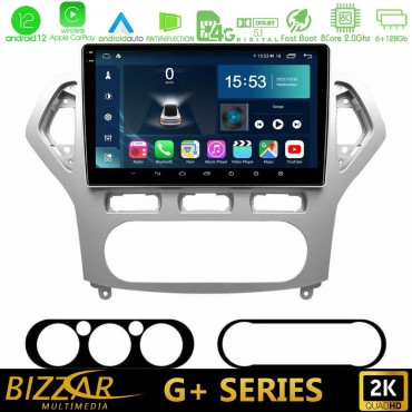 Bizzar G+ Series Ford Mondeo 2007-2010 AUTO A/C 8core Android12 6+128GB Navigation Multimedia Tablet 10"