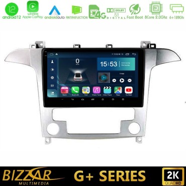 Bizzar G+ Series Ford S-Max 2006-2012 8core Android12 6+128GB Navigation Multimedia Tablet 9"
