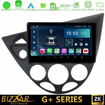 Bizzar G+ Series Ford Focus 1999-2004 8core Android12 6+128GB Navigation Multimedia Tablet 9"