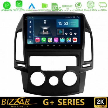 Bizzar G+ Series Hyundai i30 2007-2012 Manual A/C 8core Android12 6+128GB Navigation Multimedia Tablet 9" Bizzar G+ Series Hyundai i30 2007-2012 Manual A/C 8core Android12 6+128GB Navigation Multimedia Tablet 9"