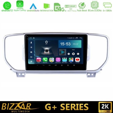 Bizzar G+ Series Kia Sportage 2016-2018 8core Android12 6+128GB Navigation Multimedia Tablet 9"