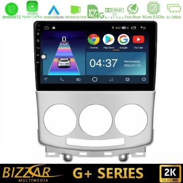 Bizzar G+ Series Mazda 5 2004-2010 8core Android12 6+128GB Navigation Multimedia Tablet 9"