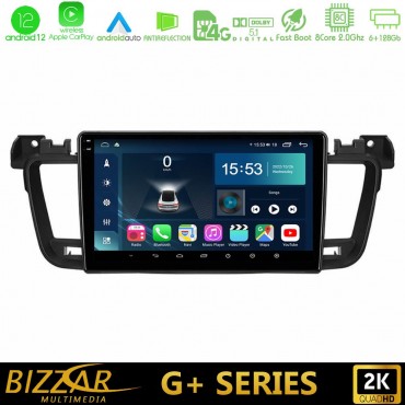 Bizzar G+ Series Peugeot 508 2010-2018 8core Android12 6+128GB Navigation Multimedia Tablet 9" Bizzar G+ Series Peugeot 508 2010-2018 8core Android12 6+128GB Navigation Multimedia Tablet 9"