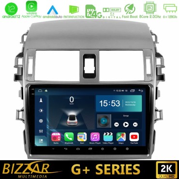 Bizzar G+ Series Toyota Corolla 2008-2010 8core Android12 6+128GB Navigation Multimedia Tablet 9" Bizzar G+ Series Toyota Corolla 2008-2010 8core Android12 6+128GB Navigation Multimedia Tablet 9"