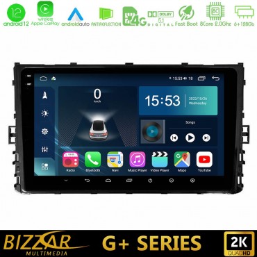 Bizzar G+ Series VW MQB 2017-&gt; 8core Android12 6+128GB Navigation Multimedia 9"