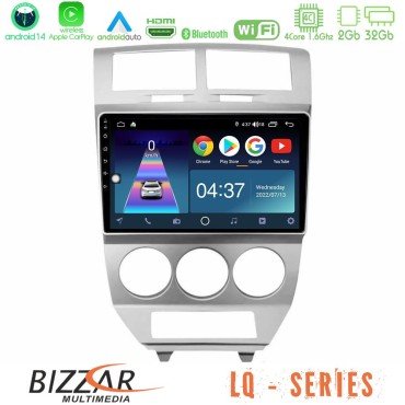 Bizzar LQ Series 4Core Android14 2+32GB Dodge Caliber 2006-2011 Navigation Multimedia Tablet 10" Με Carplay &amp; Android Auto