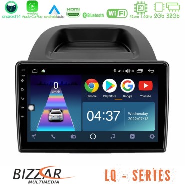 Bizzar LQ Series 4Core Android14 2+32GB Ford Ecosport 2018-2020 Navigation Multimedia Tablet 10" Με Carplay &amp; Android Auto