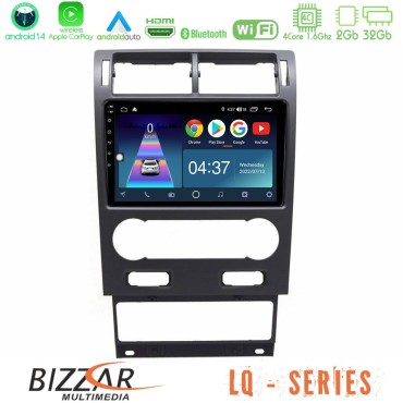 Bizzar LQ Series 4Core Android14 2+32GB Ford Mondeo 2004-2007 Navigation Multimedia Tablet 9" Με Carplay &amp; Android Auto