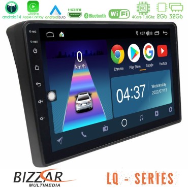 Bizzar LQ Series 4Core Android14 2+32GB Fiat Ducato/Citroen Jumper/Peugeot Boxer Navigation Multimedia Tablet 9" Με Carplay &amp; Android Auto