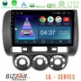 Bizzar LQ Series 4Core Android14 2+32GB Honda Jazz 2002-2008 (Manual A/C) Navigation Multimedia Tablet 9" Με Carplay &amp; Android Auto