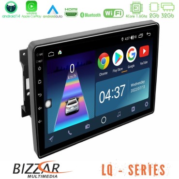 Bizzar LQ Series 4Core Android14 2+32GB Chrysler / Dodge / Jeep Navigation Multimedia Tablet 10" Με Carplay &amp; Android Auto