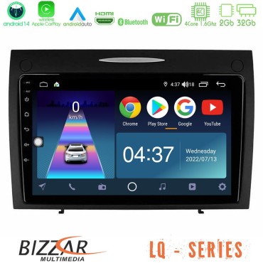 Bizzar LQ Series 4Core Android14 2+32GB Mercedes SLK Class Navigation Multimedia Tablet 9" Με Carplay &amp; Android Auto
