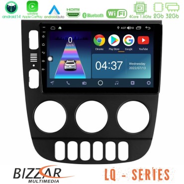Bizzar LQ Series 4Core Android14 2+32GB Mercedes ML Class 1998-2005 Navigation Multimedia Tablet 9" Με Carplay &amp; Android Auto