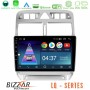 Bizzar LQ Series 4Core Android14 2+32GB Peugeot 307 2002-2008 Navigation Multimedia Tablet 9" Με Carplay & Android Auto