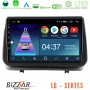 Bizzar LQ Series 4Core Android14 2+32GB Renault Clio 2005-2012 Navigation Multimedia Tablet 9" Με Carplay & Android Auto