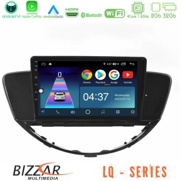 Bizzar LQ Series 4Core Android14 2+32GB Subaru Tribeca 2007-2014 Navigation Multimedia Tablet 9" Με Carplay &amp; Android Auto