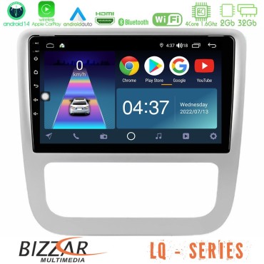 Bizzar LQ Series 4Core Android14 2+32GB VW Scirocco / Eos Navigation Multimedia Tablet 9" Με Carplay &amp; Android Auto