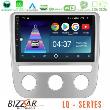 Bizzar LQ Series 4Core Android14 2+32GB VW Scirocco/ Eos Navigation Multimedia Tablet 9" Με Carplay &amp; Android Auto